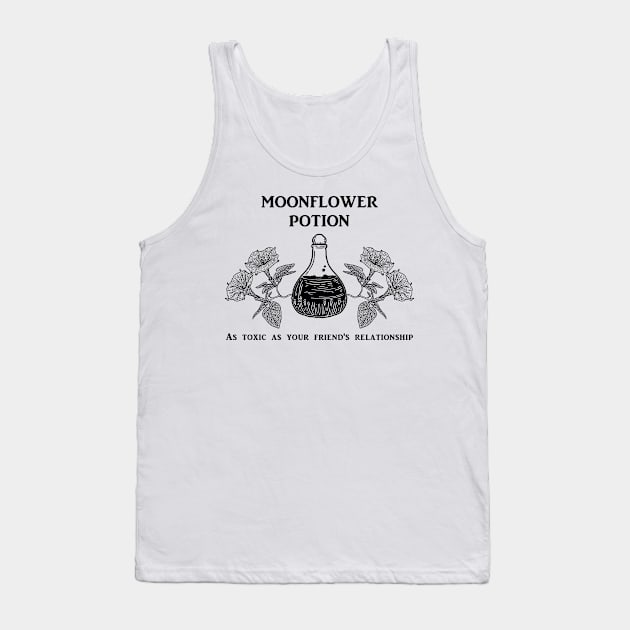 Moonflower potion (black) Tank Top by Bioshart